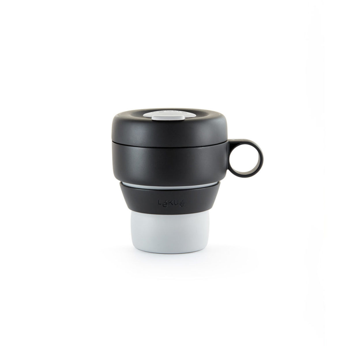 Silikonowy kubek na kawę składany Lekue 0301050G10M017